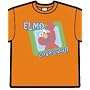Sesame Street Elmo Loves You Juvy T-Shirt Orange
