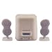 image and picture of Sentry SP2P1 Super Cube iPod Speaker System (White)
