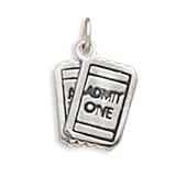 ADMIT ONE Movie Tickets Charm