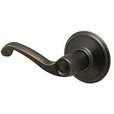 Schlage F51SK FLA 716 Flair Entry Lever, Aged Bronze with SecureKey