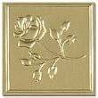 Masterpiece Gold Rose Foil & Embossed Seal - 25 Seals