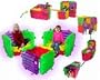 Aerobloks 16 Piece Squares Only Set - Includes Two Bags