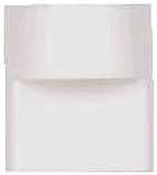 PLASTIC TRENDS P1923 FLUSH DOWNSPOUT ADAPTER 2 x 3 x 3 PVC