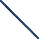 Sterling Silver 1.5mm Royal Blue Leather Cord Necklace - 16 Inch