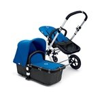 Bugaboo Cameleon - Dark Gray Base with Blue Canvas Fabric