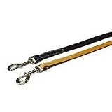 Circle T Black Oak Leather Dog Leash - 4 ft. with a Width of 3/4 in.