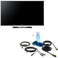 LG 55LE8500 55 inch Class INFINIA 1080p Full HD Slim LED LCD TV, with Basic Accessory Kit (2 HDMI Cables, 1 RGB Cable, 1 Audio Cable, Plasma / LCD Clean Kit)