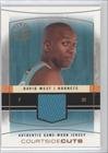 2003-04 Flair Final Edition Courtside Cuts Jerseys 75 #DAW - David West/75