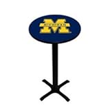 IMAGE OF Michigan Wolverines Pedestal Pub Table
