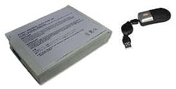 Replacement Battery for select Latitude, Inspiron Laptop / Notebook / Compatible with Dell D5100, 1100 Series, 310-5205, 310-5206, 312-0079, 312-0296, 451-10117, 451-10183, 6T473, 7T670, 8Y849, 9T686, BATDW00L, F0590A01, J2328 ( 8 Cells, 4400 Mah ) - Includes Mini Optical Mouse with Retractable USB cord