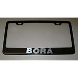 Volkswagen Bora Black License Plate Frame 