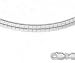 Sterling Silver 20 Inch X 3.0 mm Omega Necklace - Italian