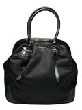 Prada Vela Large Frame Handbag Black BR3511
