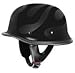 German Helmets - DOT German Motorcycle Helmet 115 Flat Flame