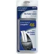 Dymo/CO Star WHITE FILE FOLDER (1-UP) LABELS ( 30576 )