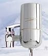 Crystal Quest Water Filter - Faucet Mount Filtration System - Chrome
