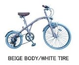 【ベージュ/ホワイト】 CALIFORNIAN NEW RETRO BIKE 24×16inch /カリフォルニアン ニューレトロバイク 24×16インチ