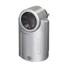 Brennenstuhl Primera Line Steckbarer �berspannungsschutz (16 A, 230 V, 3680 W, RJ11 Buchsen) silber