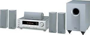 Onkyo HT-S3100 5.1 Channel Home Entertainment System (Set of Seven, Silver)