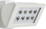 Esy-lux EL10520808 Wandstrahler AFS300LEDWS, schwenkbar, wei&szlig;