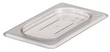IMAGE OF Camwear Food Pan, Solid Cover Ninth Size - Clear
