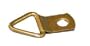 100 Brass Plated Triangle Picture Hangers W/Screws