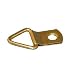 100 Brass Plated Triangle Picture Hangers W/Screws