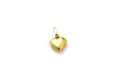 14kt gold puffed heart charm