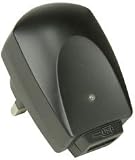 LUPO BLACK 3 PIN 1000mA USB UK wall plug AC Power Adapter Charger for MP3 players, ipods, mobile phones, PDA's and Digital Cameras etc