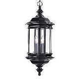 6637-12 - SeaGull Lighting Three-Light Hill Gate Outdoor Pendant