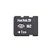 Sandisk Memory Stick Micro Card M2 1GB with DUO / PRO Adaptor