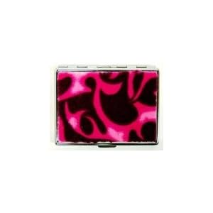 Outer Rebel Fashion Flasks and Smoking Accessories- Fucshia Tribal Stainless Steel Cigarette ID...