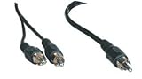 1 fono phono Audio Video AV Plug to 2 fono phono Audio Video AV Plugs 2m 2 meter --Cable 459/2
