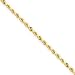 21tGsH4aYnL. SL75  14k 2.0mm DiamondCut Rope Anklet 10 Inch Lobster