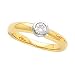 18K Gold and Platinum Diamond Engagement Ring - 0.25 Ct., 0.50 Ct., 075 Ct. or 1.00 Ct.