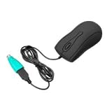 Targus - AMU30UZ - usboptical mouse with PS/2 adaptateur - Couleur Black - Materiel Plastic