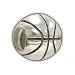 Authentic Biagi Basketball Bead- Fully Compatible with Pandora, Chamilia, Troll