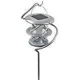 Woods Industries 95908 Moonrays Sorrento Single Hanging Nickel Solar Fixture