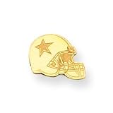 14K Dallas Cowboys Helmet Post Earrings