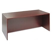 Alera Valencia Series Desk Shell, 72w x 36d x 29-1/2h, Mahogany