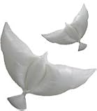 Helium dove balloons - 10 pack