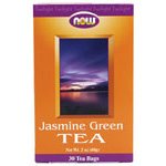 NOW Foods, Jasmine Green Tea - 30 Bags