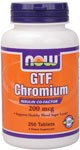 GTF Chromium by NOW Foods - Minerals (200 mcg - 250 Tablets)