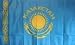 Flagge 90 x 150 : Kasachstan mit Schrift