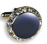 Royal Blue with Crystal Setting