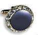 Royal Blue with Crystal Setting