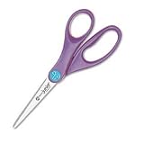 Kids Scissors, Pointed, 5in, 1-3/4in Cut, L/R, 12/Pk