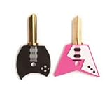 Kikkerland Glam Rock Electric Guitar Shaped Keycaps Set