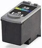 Remanufactured CL-38 ( CL 38 ) Colour Ink Cartridge for Canon Printers