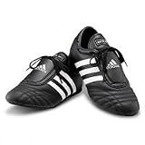 ADIDAS SM II TAEKWONDO SHOES - BLACK W/ WHITE STRIPES